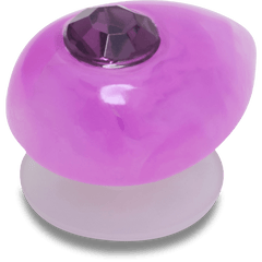 Amethyst February Birthstone Collection Jibbitz™ charms for Women|Men|Jibbitz™ Charms