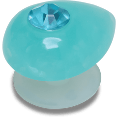 Aquamarine March Birthstone Collection Jibbitz™ charms for Women|Men|Jibbitz™ Charms