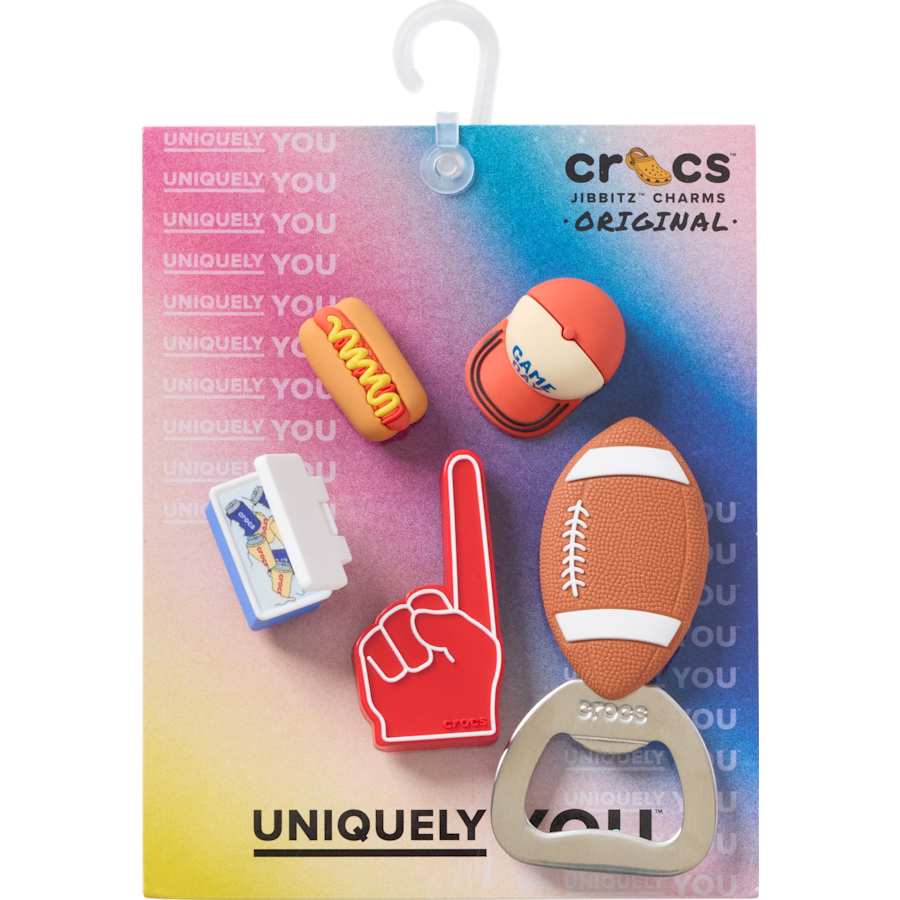 Tailgate 5 Pack Jibbitz™ charms for Women|Men|Jibbitz™ Charms