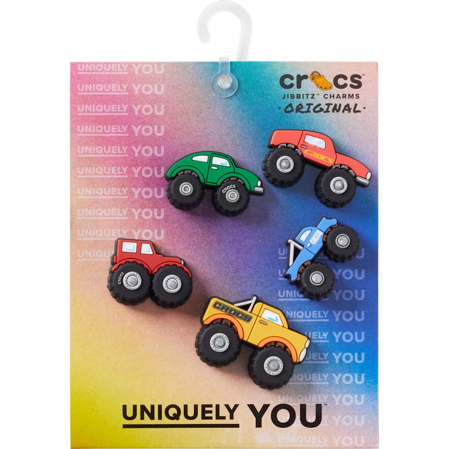 Monster Truck 5 Pack Jibbitz™ charms for Women|Men|Jibbitz™ Charms
