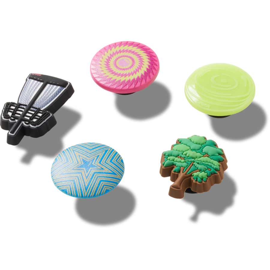 Disc Golf 5 Pack Jibbitz™ charms for Women|Men|Jibbitz™ Charms