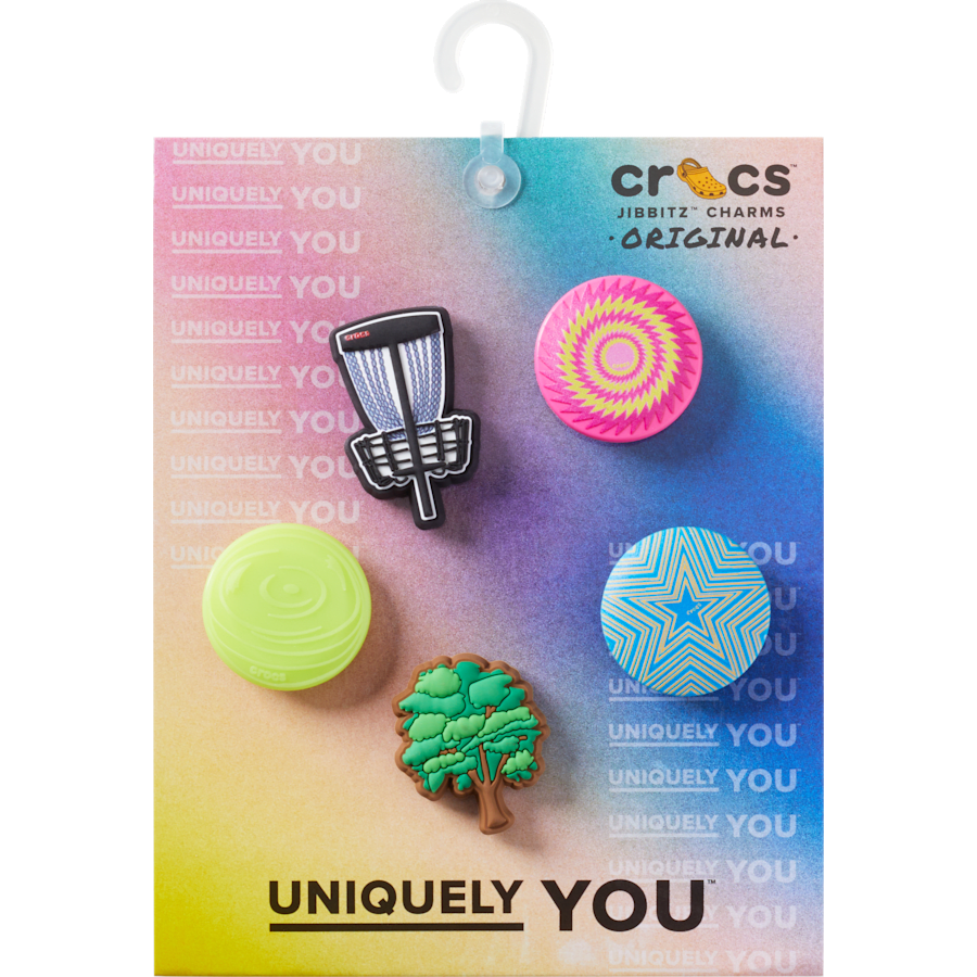 Disc Golf 5 Pack Jibbitz™ charms for Women|Men|Jibbitz™ Charms