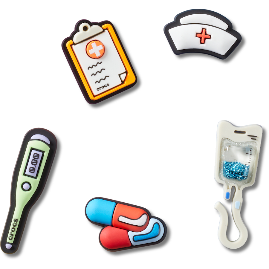 Healthcare 5 Pack Jibbitz™ charms for Women|Men|Jibbitz™ Charms|Crocs at Work™