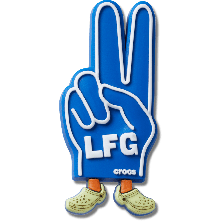 LFG Foam Peace Sign Jibbitz™ charms for Women|Men|Jibbitz™ Charms