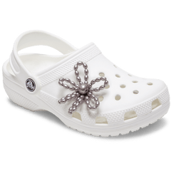 Grey Pearl Beaded Daisy Jibbitz™ charms for Women|Men|Jibbitz™ Charms