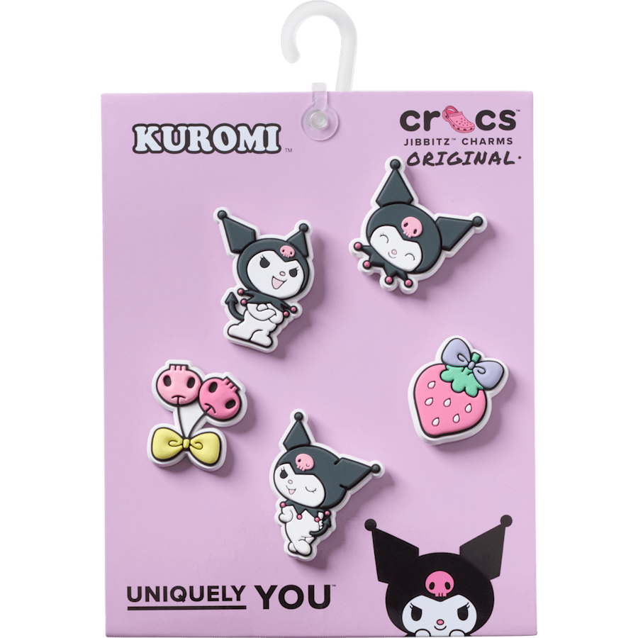 Sanrio Kuromi 5 Pack Jibbitz™ charms for Women|Men|Kids|Jibbitz™ Charms