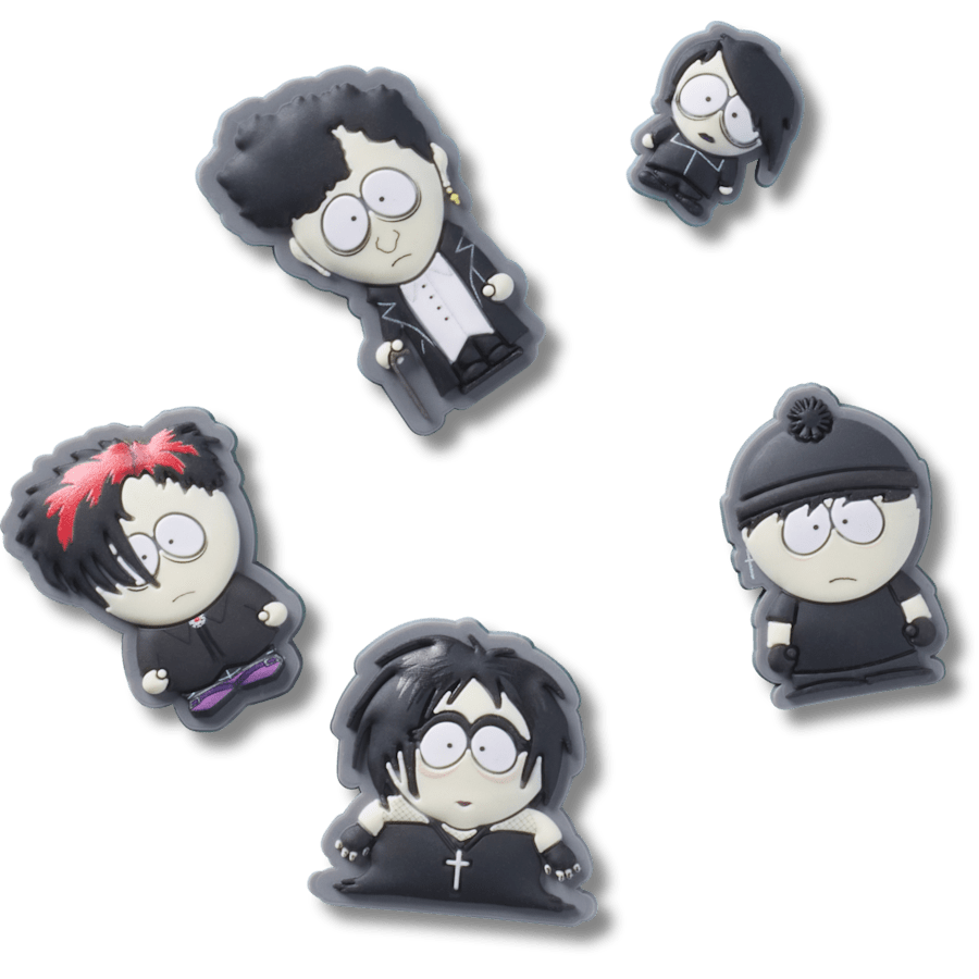 South Park Goth Kids 5 Pack Jibbitz Shoe Charm for Women|Men|Kids|Jibbitz™ Charms