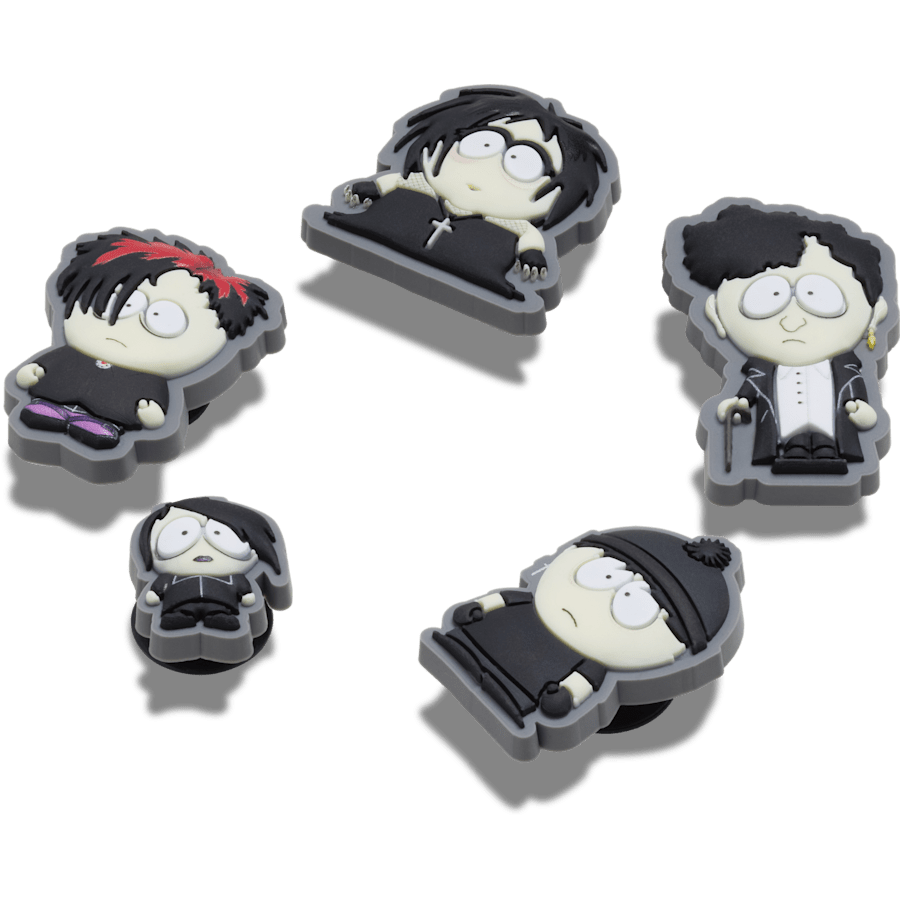 South Park Goth Kids 5 Pack Jibbitz Shoe Charm for Women|Men|Kids|Jibbitz™ Charms