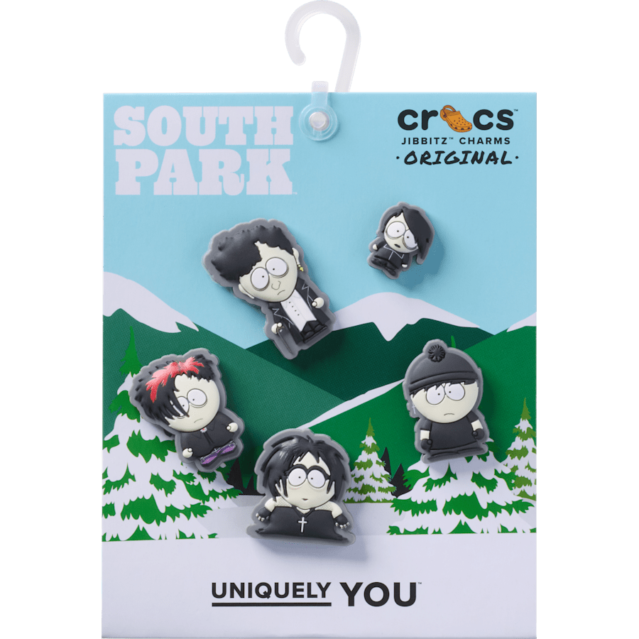 South Park Goth Kids 5 Pack Jibbitz Shoe Charm for Women|Men|Kids|Jibbitz™ Charms