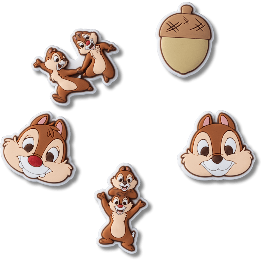 Disney Chip n Dale 5 Pack Jibbitz™ charms for Women|Men|Kids|Jibbitz™ Charms