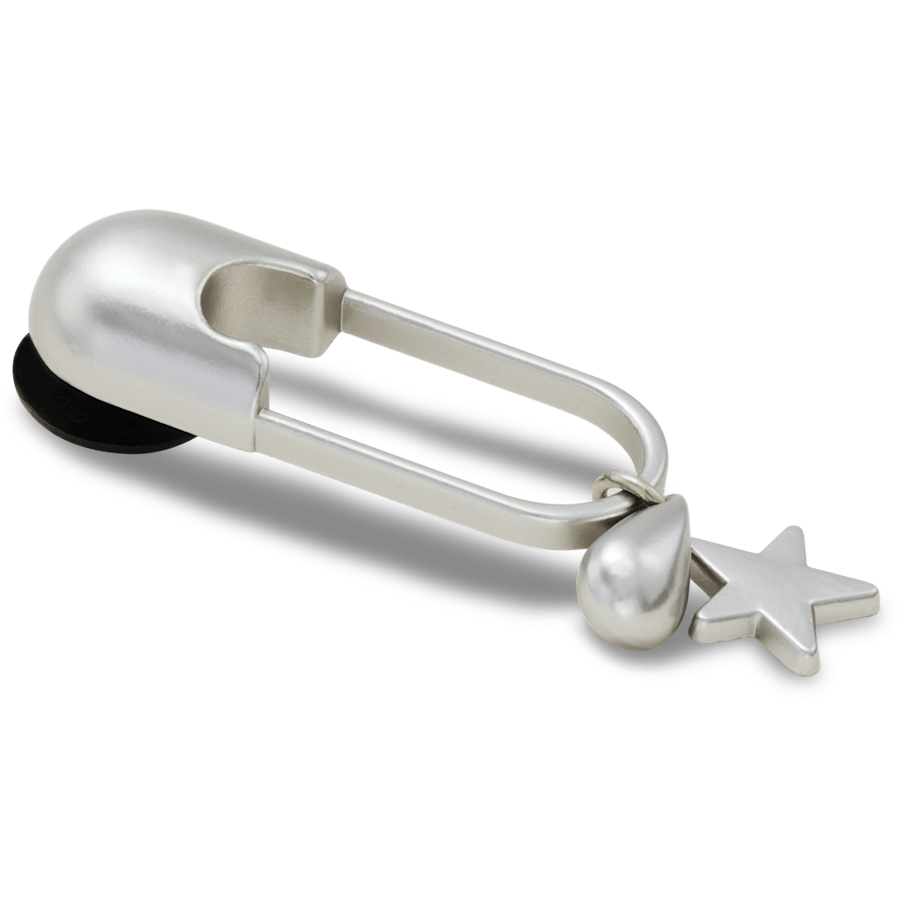Silver Meta Safety Pin Jibbitz™ charms for Women|Men|Jibbitz™ Charms