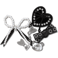 Indie Luxe Silver 5 Pack Jibbitz™ charms for Women|Men|Jibbitz™ Charms