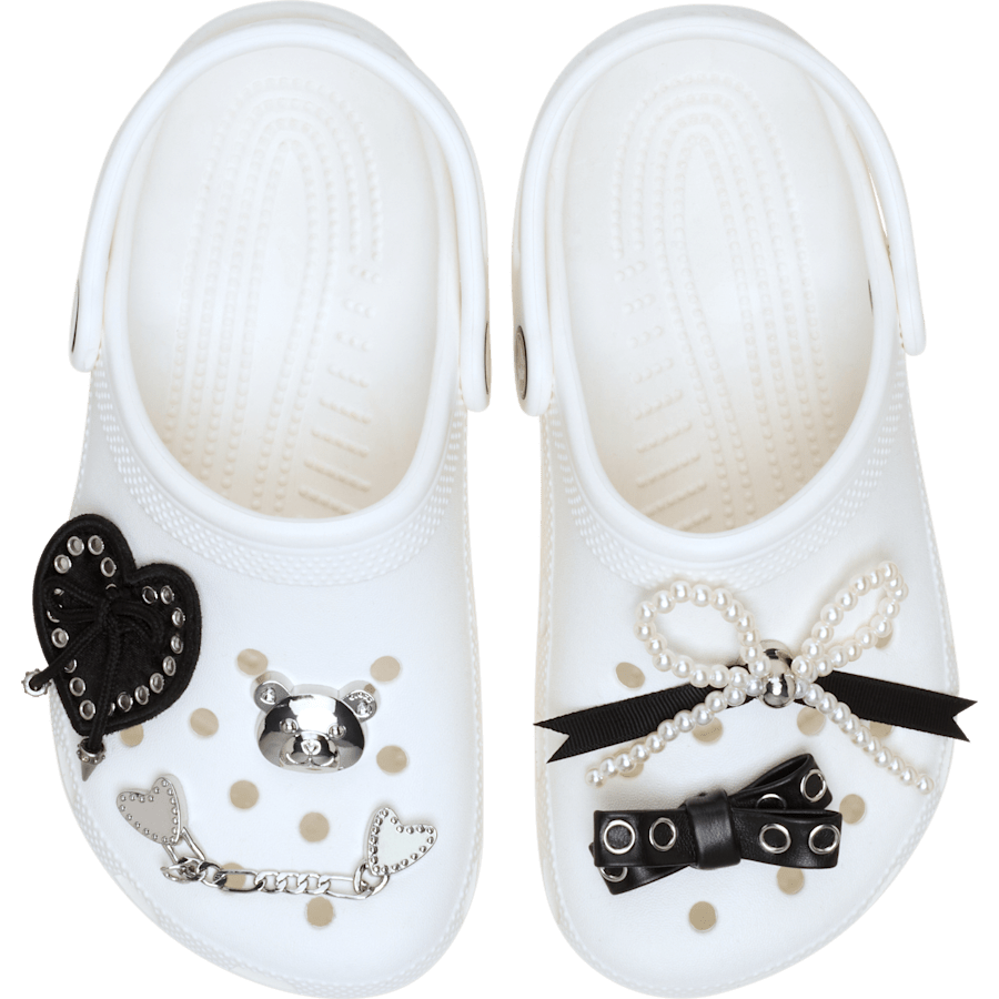 Indie Luxe Silver 5 Pack Jibbitz™ charms for Women|Men|Jibbitz™ Charms
