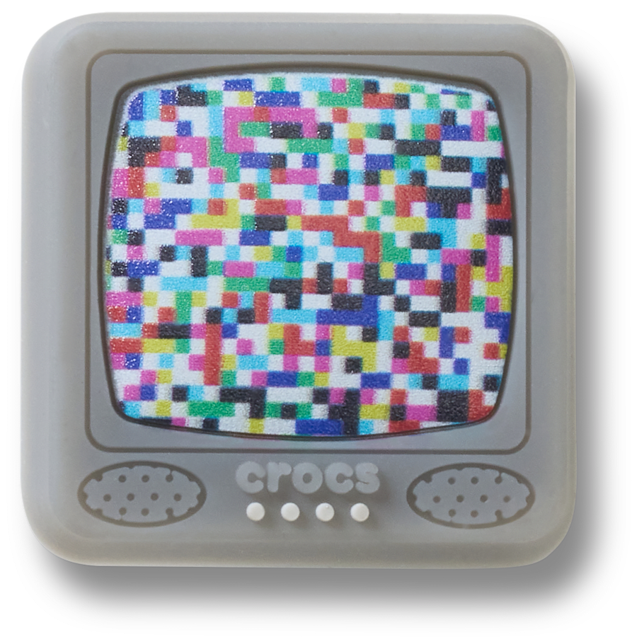 Lights Up Pixelated TV Jibbitz™ charms for Women|Men|Jibbitz™ Charms