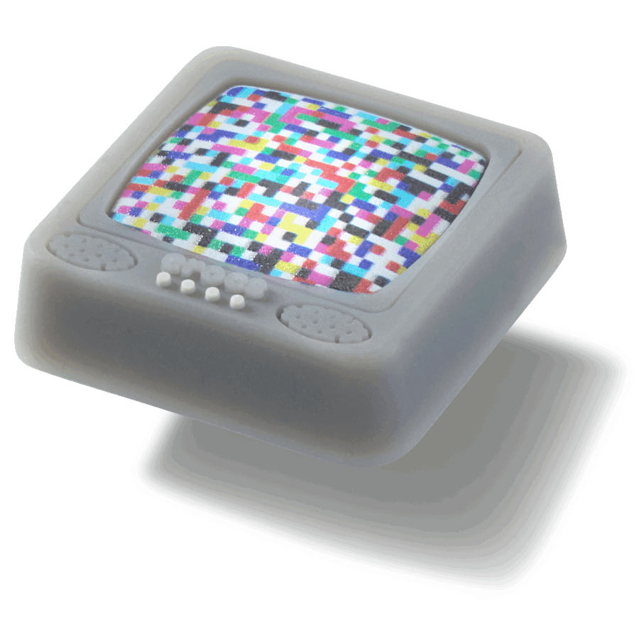 Lights Up Pixelated TV Jibbitz™ charms for Women|Men|Jibbitz™ Charms