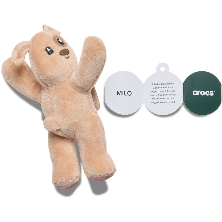 Huggitz Brown Puppy Jibbitz Shoe Charm for Women|Men|Kids|Jibbitz™ Charms