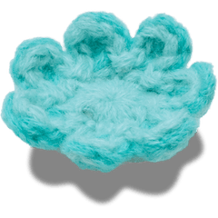Crochet Blue Flower Jibbitz™ charms for Women|Men