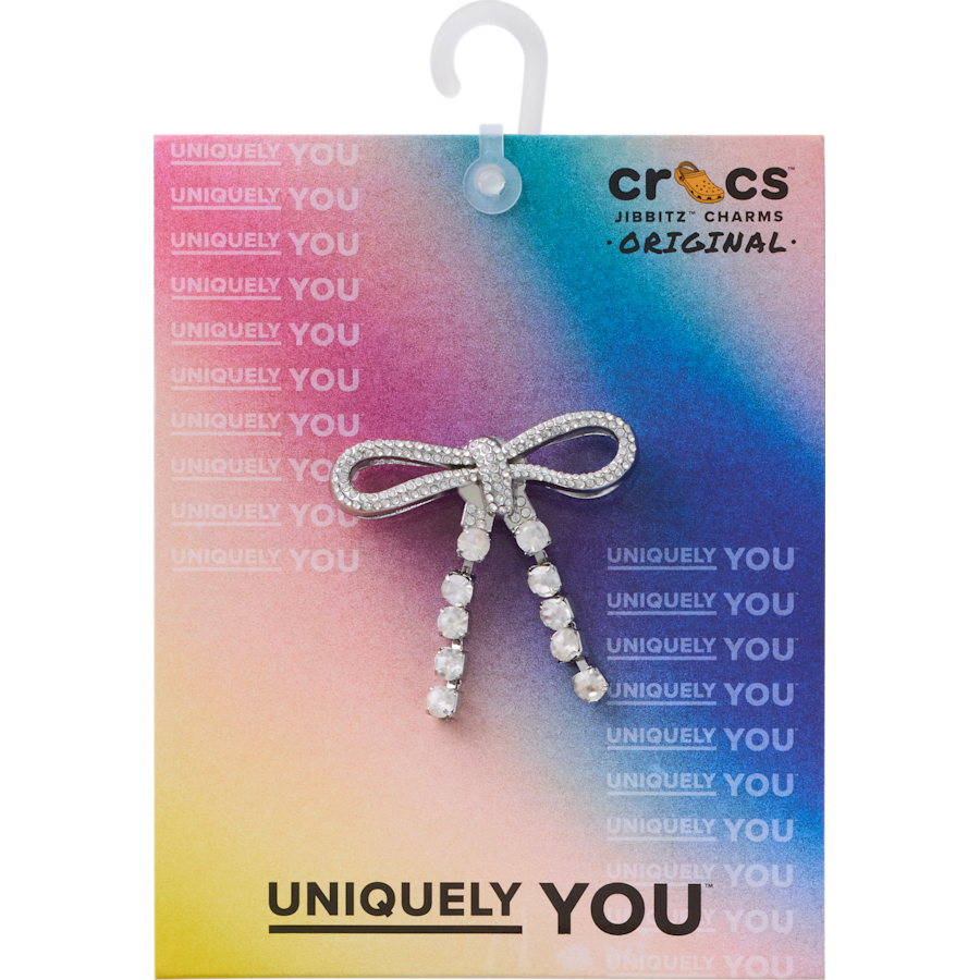 Silver Gem Bow Jibbitz™ charms for Women|Men|Jibbitz™ Charms