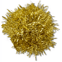 Gold Tinsel Pom Jibbitz™ charms for Women|Men|Jibbitz™ Charms