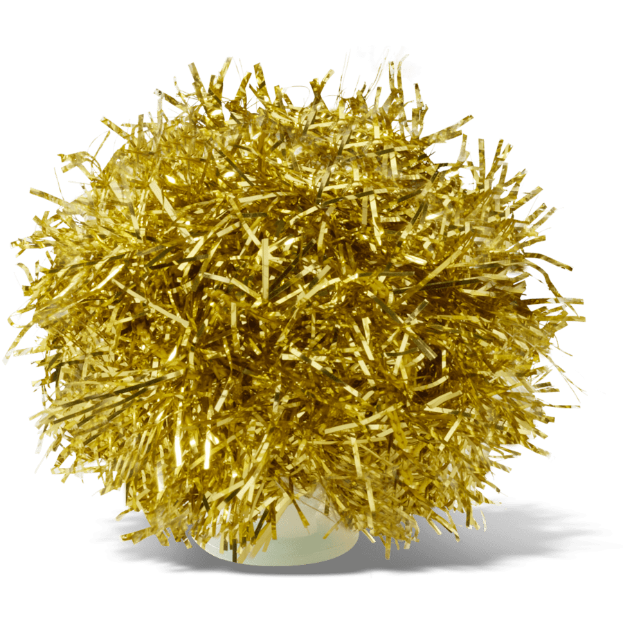 Gold Tinsel Pom Jibbitz™ charms for Women|Men|Jibbitz™ Charms
