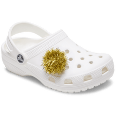 Gold Tinsel Pom Jibbitz™ charms for Women|Men|Jibbitz™ Charms