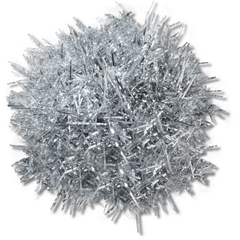 Silver Tinsel Pom Jibbitz™ charms for Women|Men|Jibbitz™ Charms