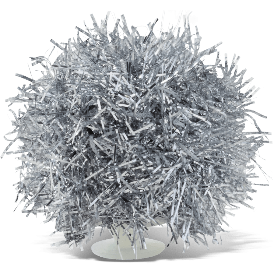 Silver Tinsel Pom Jibbitz™ charms for Women|Men|Jibbitz™ Charms