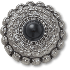 Silver and Black Emblem Jibbitz™ charms for Women|Men|Jibbitz™ Charms