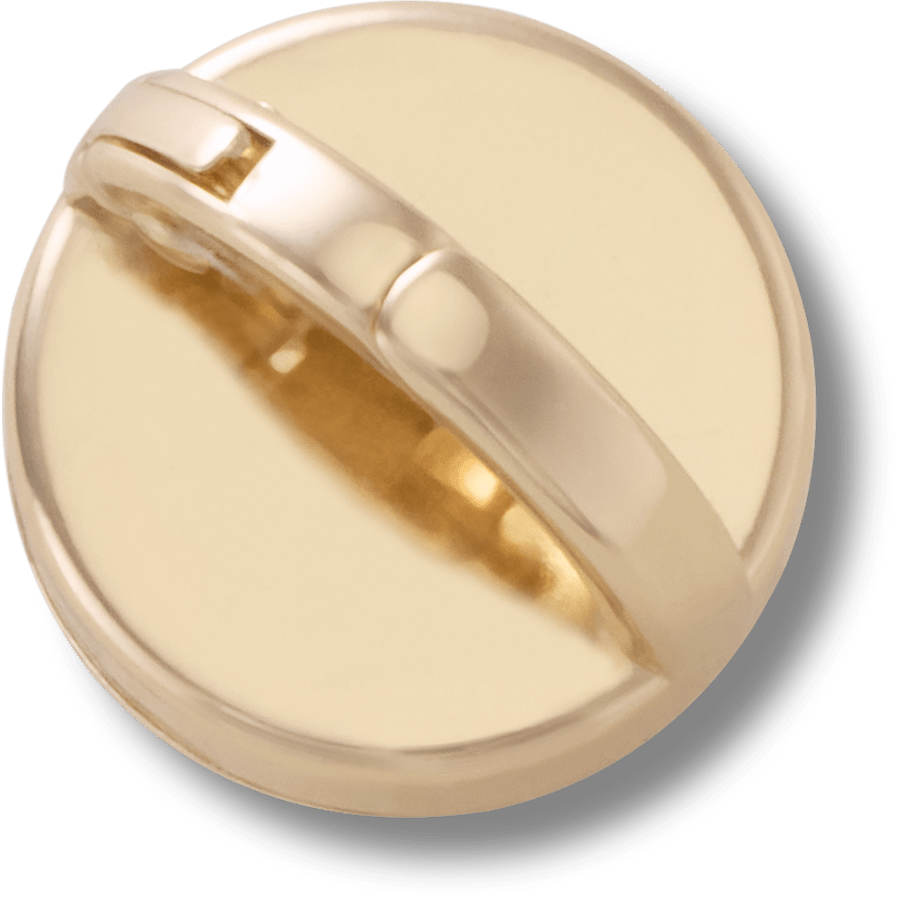 Gold Interchangeable Stud Jibbitz™ charms for Women|Men