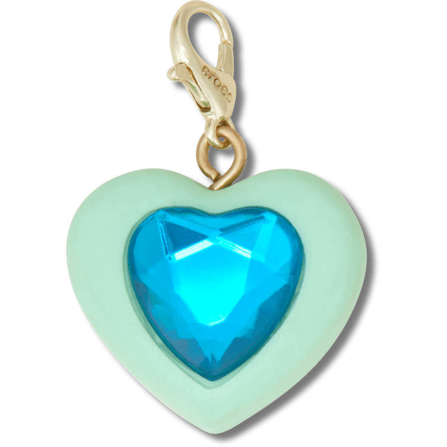 Blue Heart Sim Gem Charm Jibbitz Shoe Charm for Women|Men|Kids|Jibbitz™ Charms