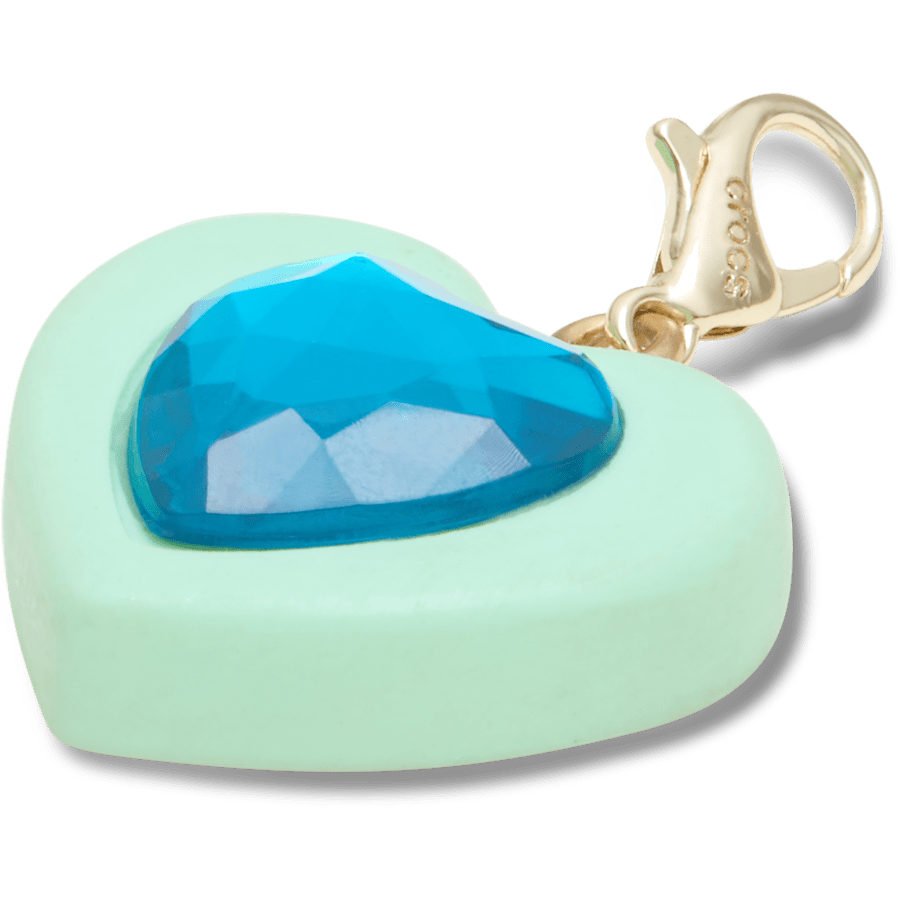 Blue Heart Sim Gem Charm Jibbitz Shoe Charm for Women|Men|Kids|Jibbitz™ Charms