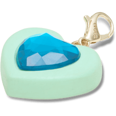 Blue Heart Sim Gem Charm Jibbitz Shoe Charm for Women|Men|Kids|Jibbitz™ Charms