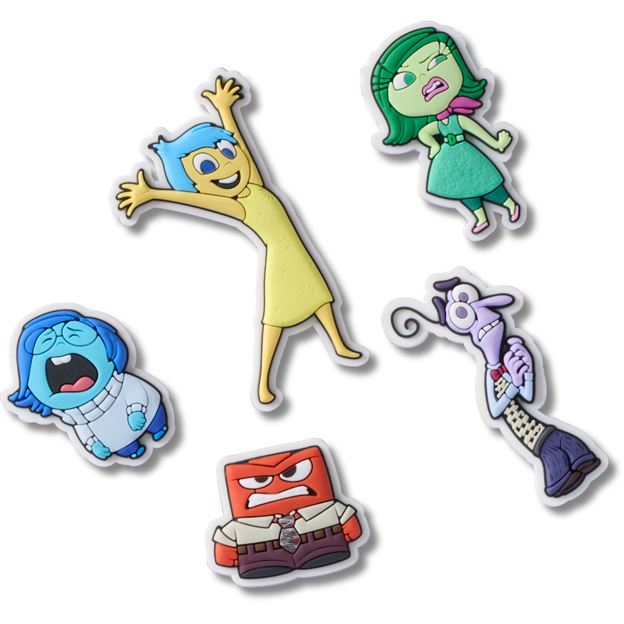 Pixar Inside Out 5 Pack Jibbitz™ charms for Women|Men|Kids|Jibbitz™ Charms