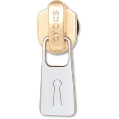 Gold and Silver Zipper Jibbitz™ charms for Women|Men