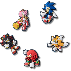 Sonic the Hedgehog 5Pck Jibbitz™ charms for Women|Men|Kids|Jibbitz™ Charms