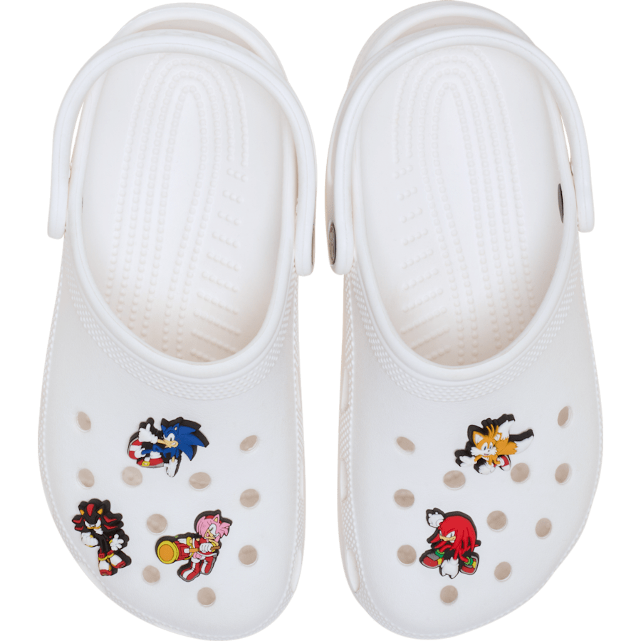 Sonic the Hedgehog 5Pck Jibbitz™ charms for Women|Men|Kids|Jibbitz™ Charms