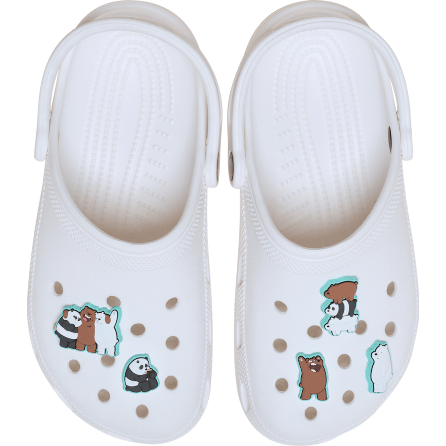 We Bare Bears 5 Pack  Jibbitz™ charms for Women|Men|Jibbitz™ Charms