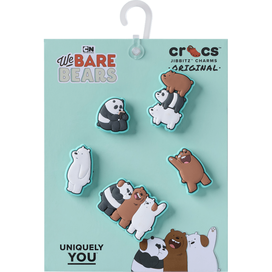 We Bare Bears 5 Pack  Jibbitz™ charms for Women|Men|Jibbitz™ Charms