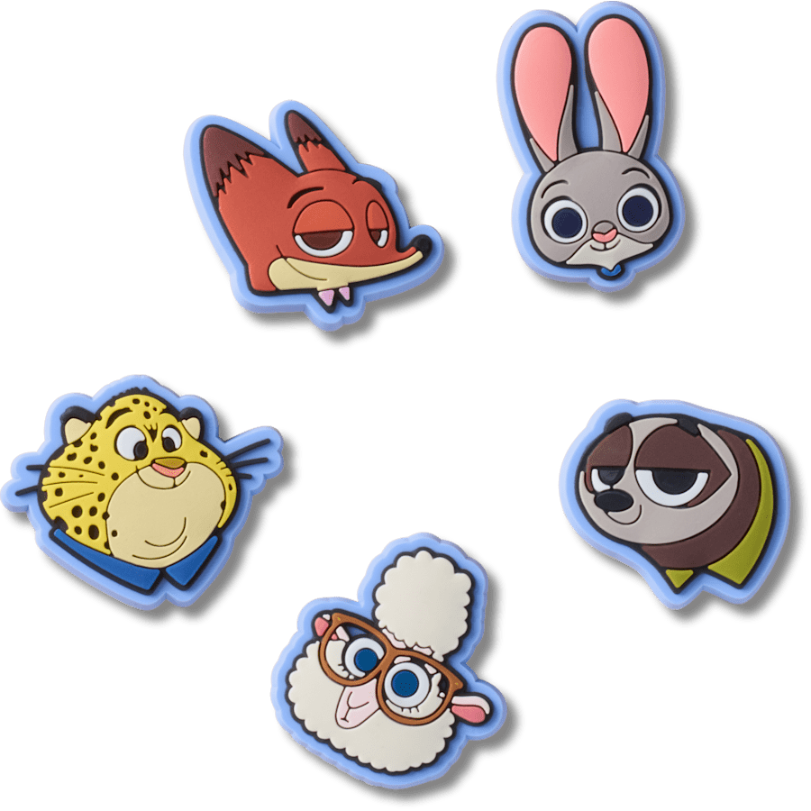 b'Disney Zootopia 2 5 Pack Jibbitz Shoe Charm' for Women|Men|Kids|Jibbitz™ Charms