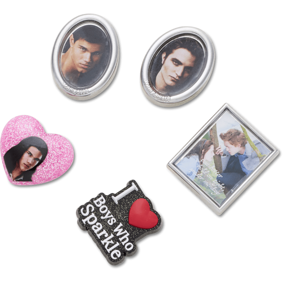 The Twilight Saga 5 Pack Jibbitz Shoe Charm for Women|Men|Kids|Jibbitz™ Charms