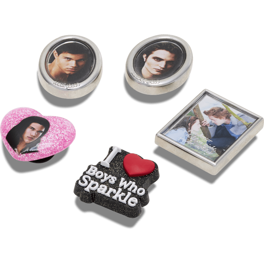 The Twilight Saga 5 Pack Jibbitz Shoe Charm for Women|Men|Kids|Jibbitz™ Charms