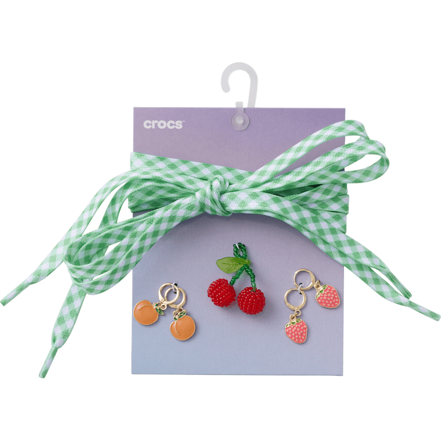 Laces and Fresh Fruits Charm Kit Jibbitz™ charms for Women|Kids|Jibbitz™ Charms