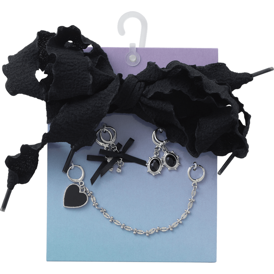 Laces and Dainty Bow Charm Kit Jibbitz Shoe Charm for Women|Kids|Jibbitz™ Charms