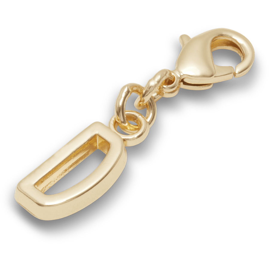 Gold Letter D Charm Jibbitz™ charms for Women|Men|Kids|Jibbitz™ Charms