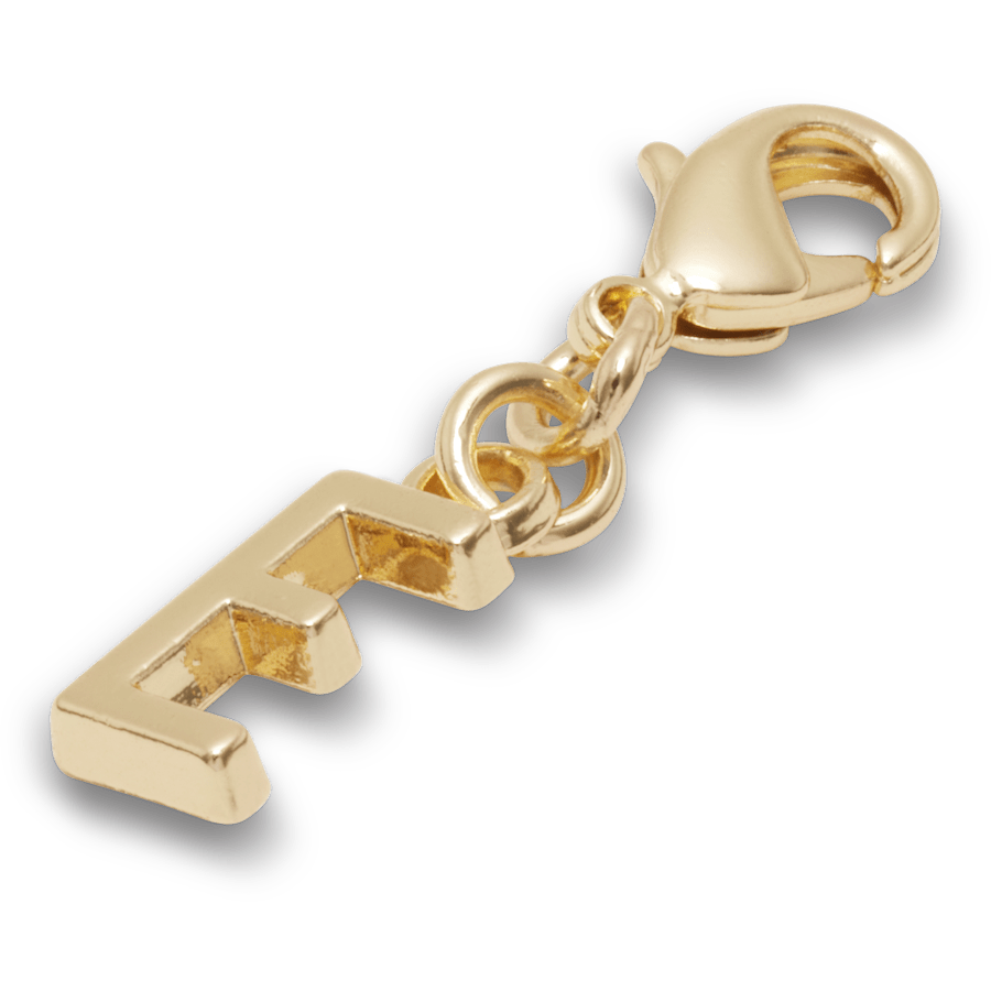 Gold Letter E Charm Jibbitz™ charms for Women|Men|Kids|Jibbitz™ Charms
