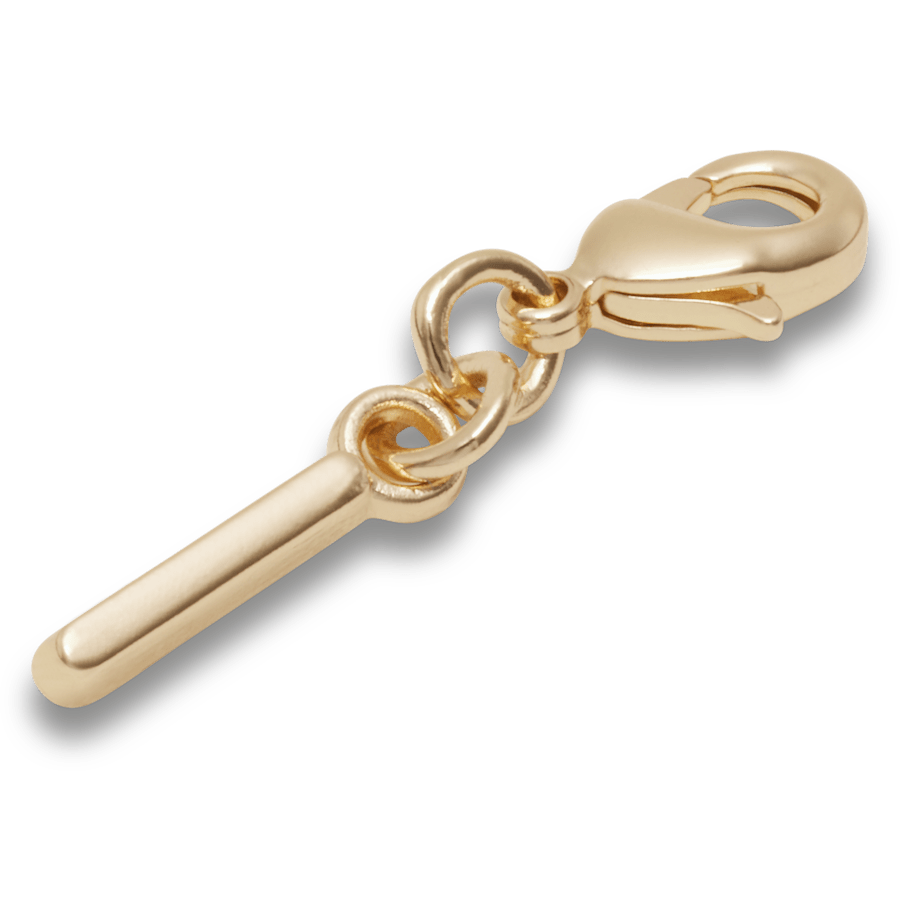 Gold Letter I Charm Jibbitz™ charms for Women|Men|Kids|Jibbitz™ Charms