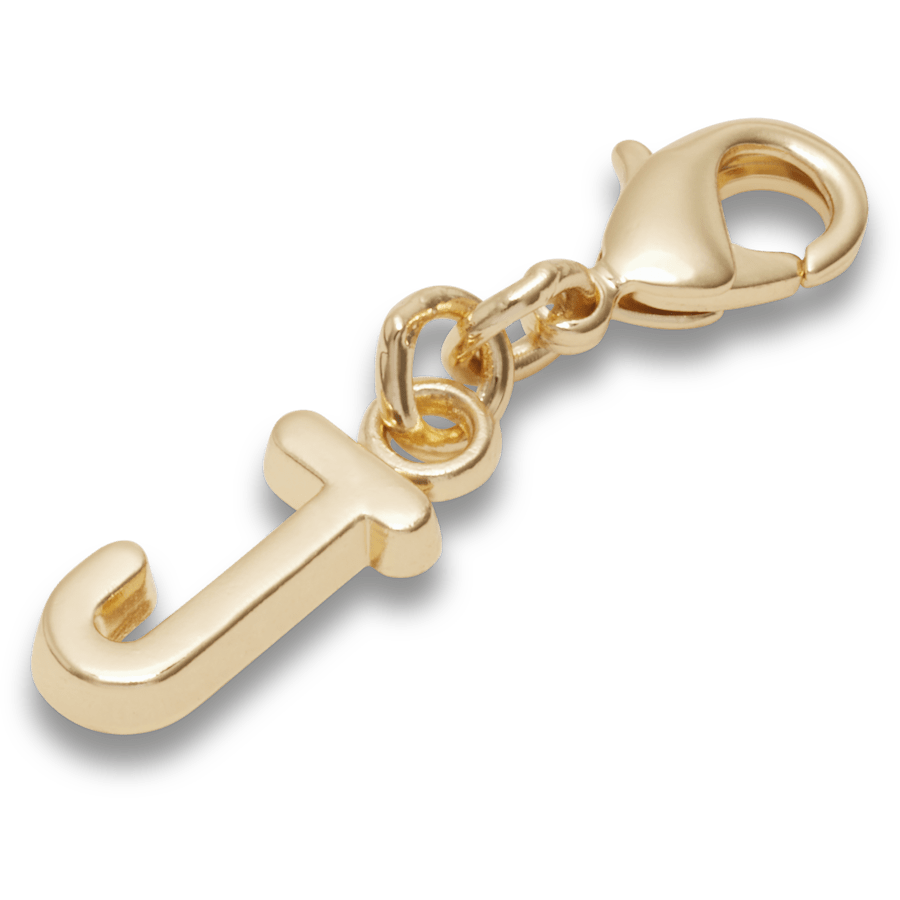 Gold Letter J Charm Jibbitz™ charms for Women|Men|Kids|Jibbitz™ Charms