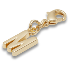 Gold Letter M Charm Jibbitz™ charms for Women|Men|Kids|Jibbitz™ Charms