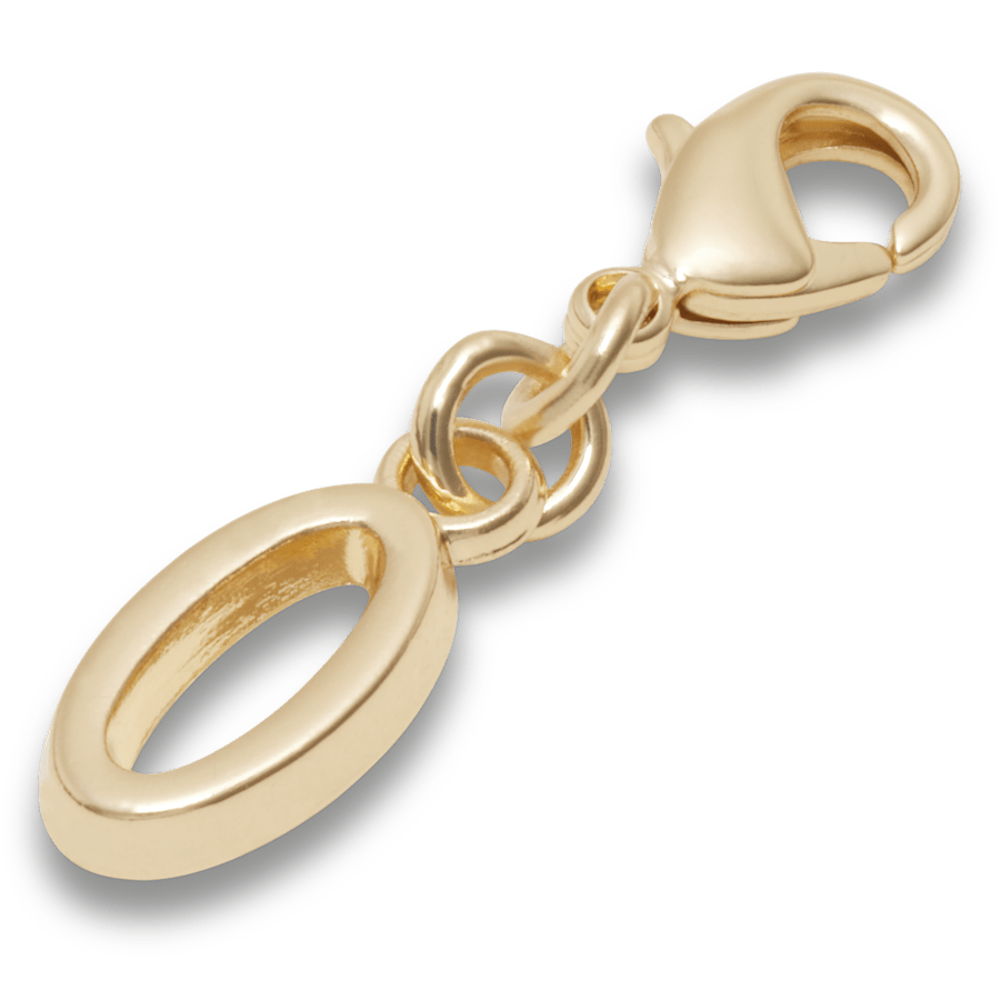 Gold Letter O Charm Jibbitz™ charms for Women|Men|Kids|Jibbitz™ Charms