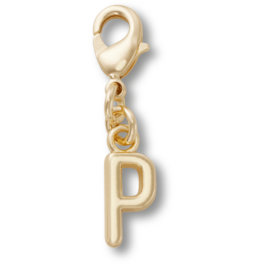 Gold Letter P Charm Jibbitz™ charms for Women|Men|Kids|Jibbitz™ Charms
